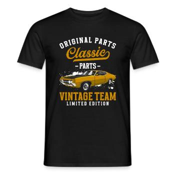 Automotive Mechatronics Technician Alt - Men's T-Shirt - black - Front - AI Model Male 178 light (178cm)