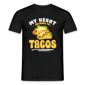 Camion-restaurant Taco Essen - T-shirt homme - noir - Devant - AI Model Male 178 light (178cm)