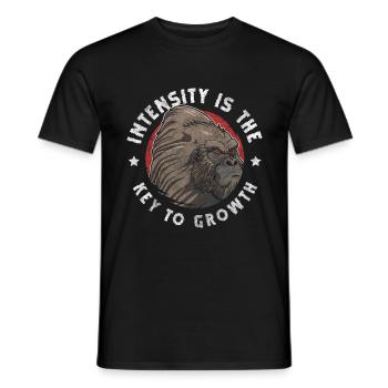 Gorilla Natur Menschenaffe - Männer T-Shirt - Schwarz - Vorne - AI Model Male 178 light (178cm)