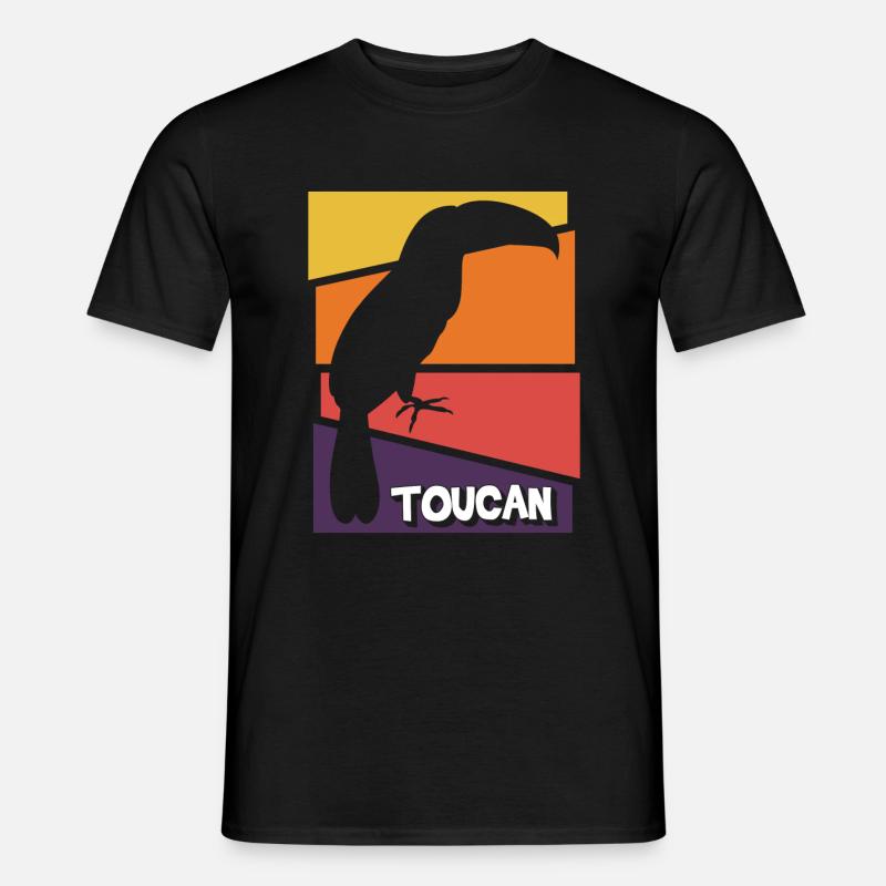 Vogel Urlaub Urwald - Männer T-Shirt - Schwarz
