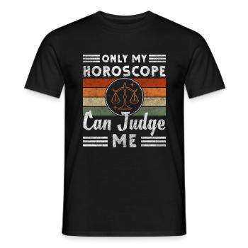 Signes du zodiaque Constellation Caractéristiques astro - T-shirt homme - noir - Devant - AI Model Male 178 light (178cm)