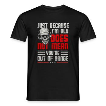 Weapons Handgun Sport Shooting Gun Owners - Men's T-Shirt - black - Front - AI Model Male 178 light (178cm)
