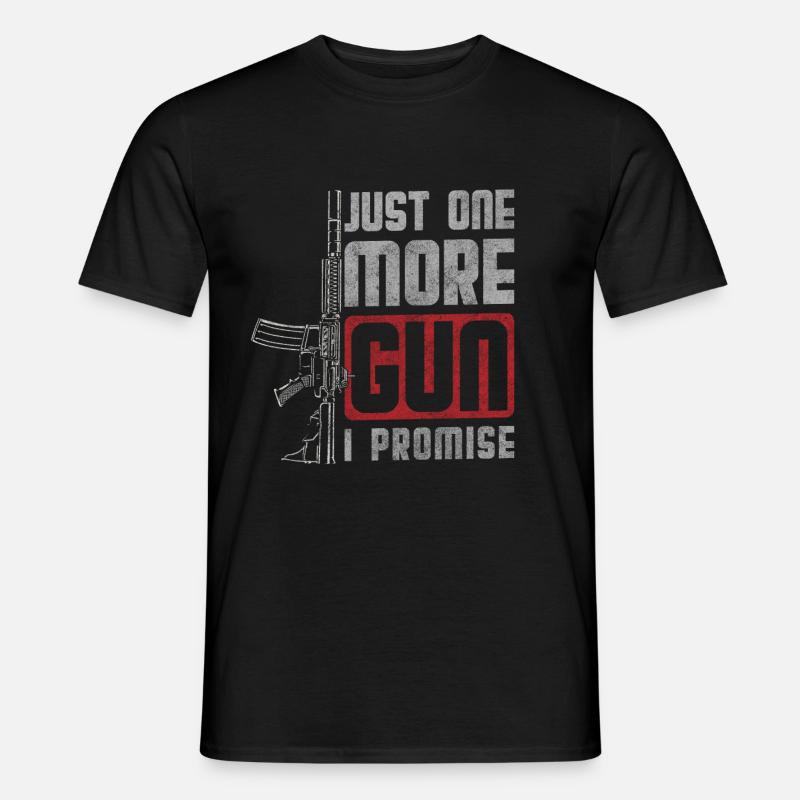 Waffe Munition Jagd Sturmgewehr - Männer T-Shirt - Schwarz