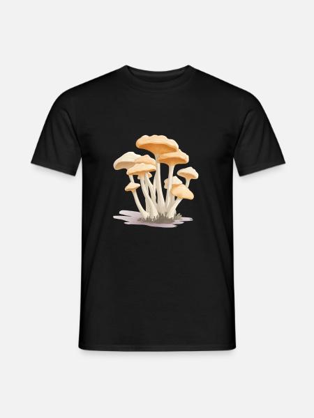 Collecte de champignons - T-shirt homme - noir