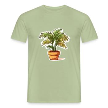 Planter - T-shirt homme - vert sauge - Devant - AI Model Male 178 light (178cm)