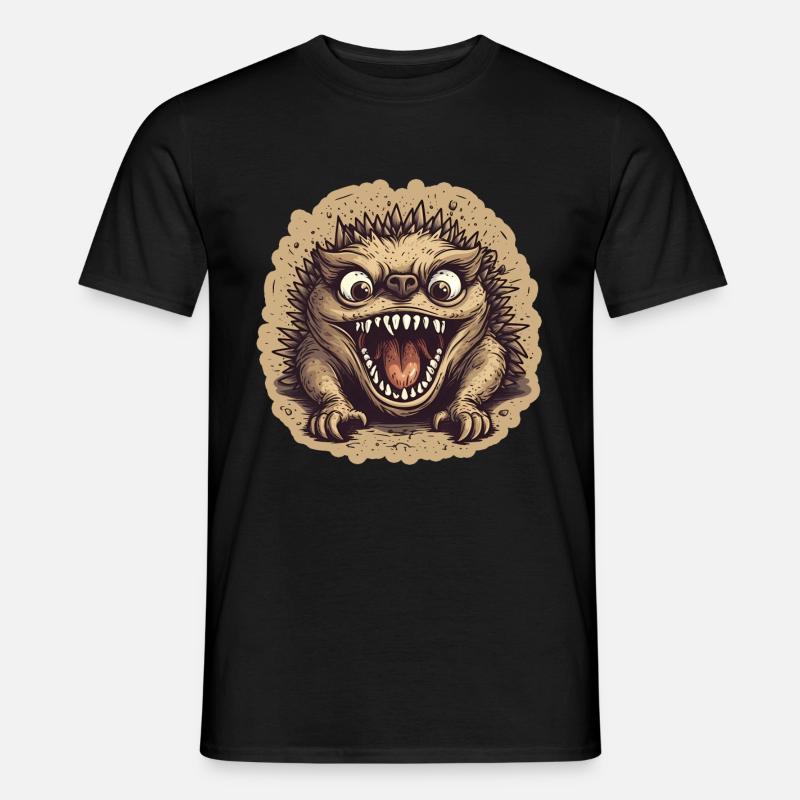Igel Halloween Horror - Männer T-Shirt - Schwarz
