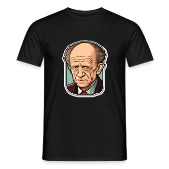 Physicien Heisenberg - T-shirt homme - noir - Devant - AI Model Male 178 light (178cm)
