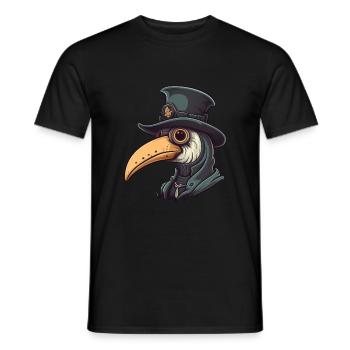 Pestdoktor Doktor Arzt - Männer T-Shirt - Schwarz - Vorne - AI Model Male 178 light (178cm)