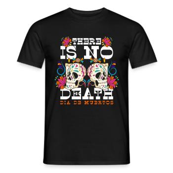 Célébration des fêtes Squelette mexicain - T-shirt homme - noir - Devant - AI Model Male 178 light (178cm)