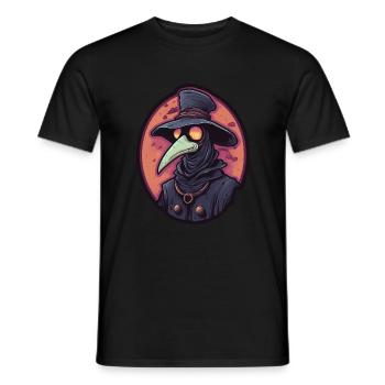 Pestdoktor Doktor Arzt - Männer T-Shirt - Schwarz - Vorne - AI Model Male 178 light (178cm)
