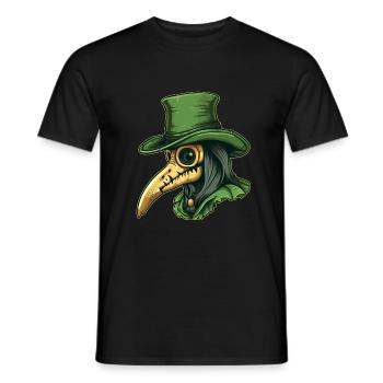 Médecin de la peste Médecin Médecin - T-shirt homme - noir - Devant - AI Model Male 178 light (178cm)