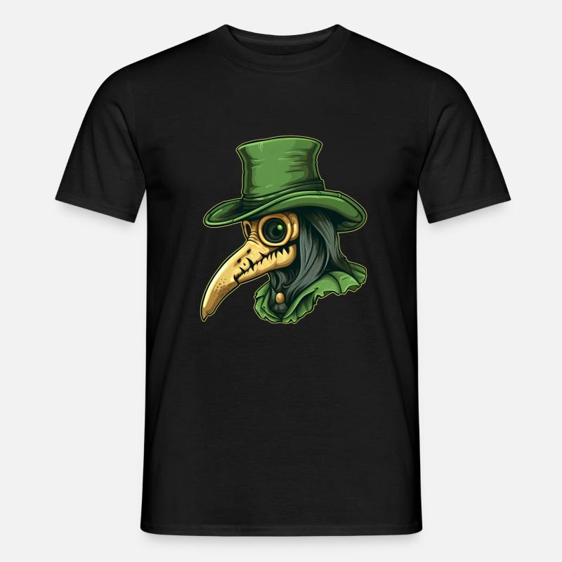 Pestdoktor Doktor Arzt - Männer T-Shirt - Schwarz