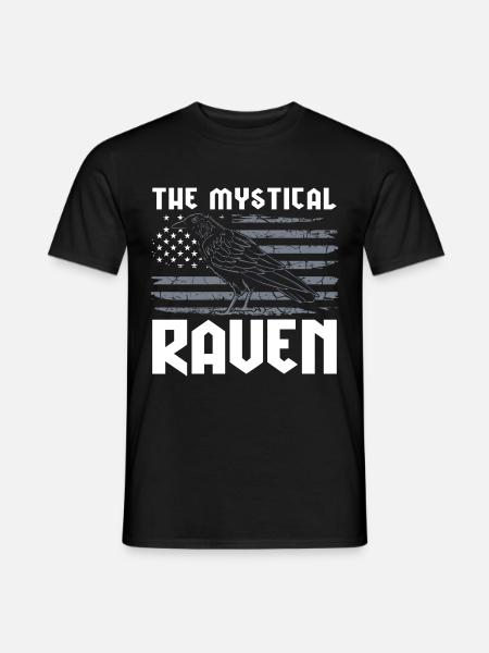 Crow Raven Black - Men's T-Shirt - black