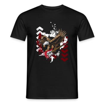 Trash Polka Trash Cool Noir - T-shirt homme - noir - Devant - AI Model Male 178 light (178cm)