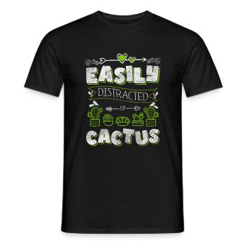Cacti Prickly Gardener Sting - Men's T-Shirt - black - Front - AI Model Male 178 light (178cm)