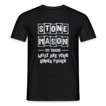 Artisanat de travail de sculpteur - T-shirt homme - noir - Devant - AI Model Male 178 light (178cm)