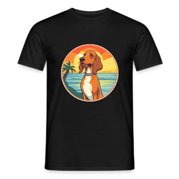 Bruno Jura Hund Rasse Cartoon Kawaii Clipart - Männer T-Shirt - Schwarz - Vorne - AI Model Male 178 light (178cm)