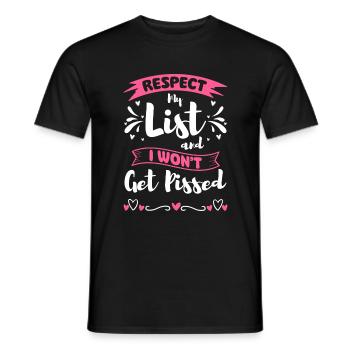 Shopping Accros du shopping Reine du shopping Mode - T-shirt homme - noir - Devant - AI Model Male 178 light (178cm)