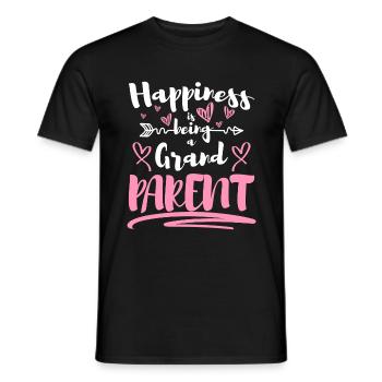 Granny Offspring Grandfather Love - Men's T-Shirt - black - Front - AI Model Male 178 light (178cm)