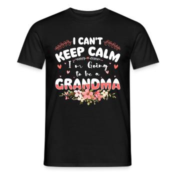 Grand-père, petit-fils, grand-père - T-shirt homme - noir - Devant - AI Model Male 178 light (178cm)