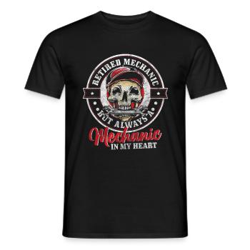 Mechanic Master Car Mechanic - Men's T-Shirt - black - Front - AI Model Male 178 light (178cm)