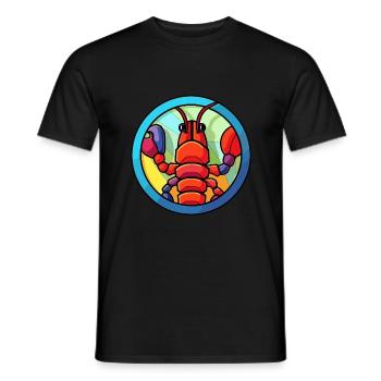 Craw Buntes Buntes Cartoon-Kawaii-Tier - Männer T-Shirt - Schwarz - Vorne - AI Model Male 178 light (178cm)