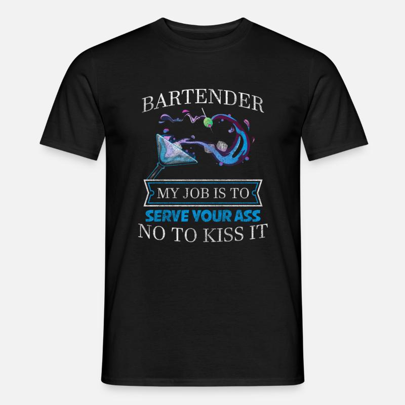 Bar Disko Getränke - Männer T-Shirt - Schwarz