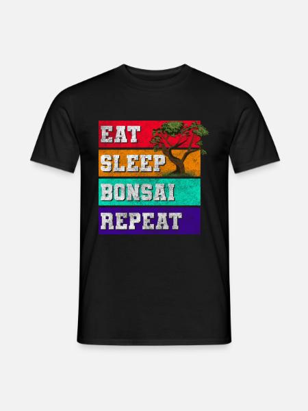 Japan Yoga Baum Garten - Männer T-Shirt - Schwarz