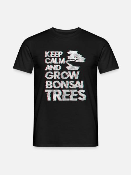 Bonsaï, Japonais, Bouddhisme - T-shirt homme - noir