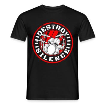 Music Guitar Concert - Men's T-Shirt - black - Front - AI Model Male 178 light (178cm)