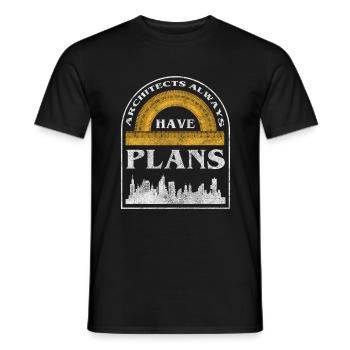 Designer Konstruktion Job Baumeister - Männer T-Shirt - Schwarz - Vorne - AI Model Male 178 light (178cm)