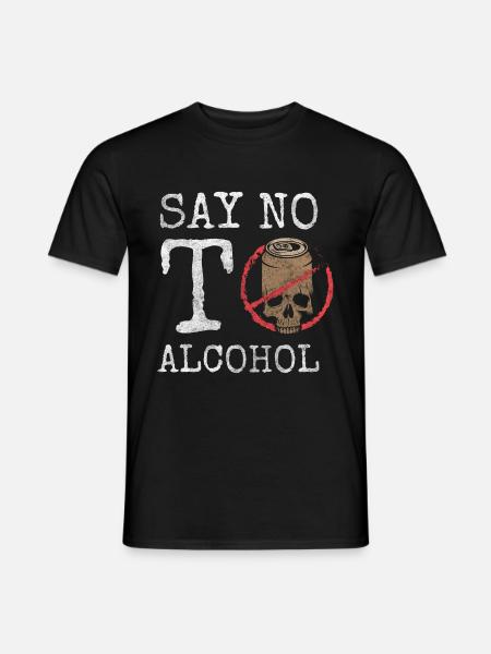 Non-Alcoholic Alcoholics Drinking Reboot - Men's T-Shirt - black