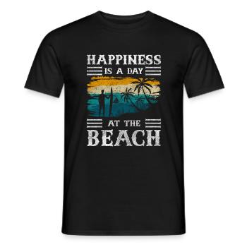 Vacances Plongée sous la chaleur - T-shirt homme - noir - Devant - AI Model Male 178 light (178cm)