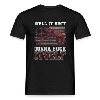 Buffet Restaurant Menü - Männer T-Shirt - Schwarz - Vorne - AI Model Male 178 light (178cm)