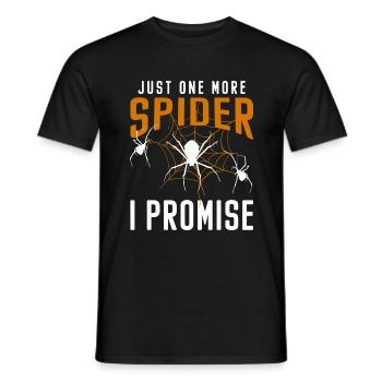 Spinnennetz Halloween Biss - Männer T-Shirt - Schwarz - Vorne - AI Model Male 178 light (178cm)