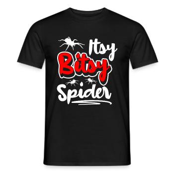 Filature de fils de soie d’Halloween - T-shirt homme - noir - Devant - AI Model Male 178 light (178cm)