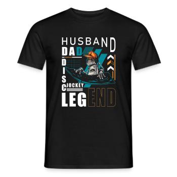 Musik Techno Feiern Bass - Männer T-Shirt - Schwarz - Vorne - AI Model Male 178 light (178cm)