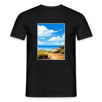 Cape Le Grand National Park Australia Souvenir - Men's T-Shirt - black - Front - AI Model Male 178 light (178cm)