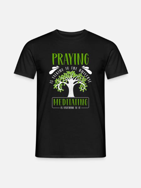 Yoga Zen Mindfulness - Men's T-Shirt - black