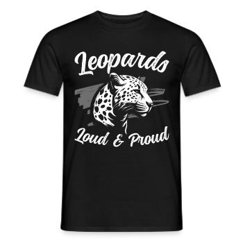 Afrique, Sauvage, Prédateur - T-shirt homme - noir - Devant - AI Model Male 178 light (178cm)