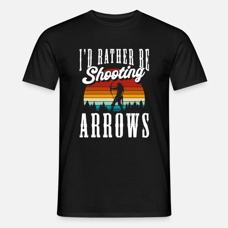 Bogenschießen Ziel - Männer T-Shirt - Schwarz