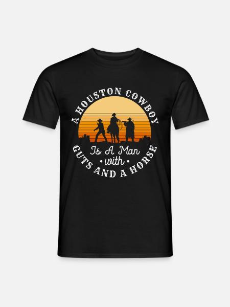 Lasso de rodéo - T-shirt homme - noir