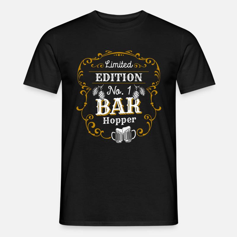 Bar Hopping Bar Dancing - Men's T-Shirt - black