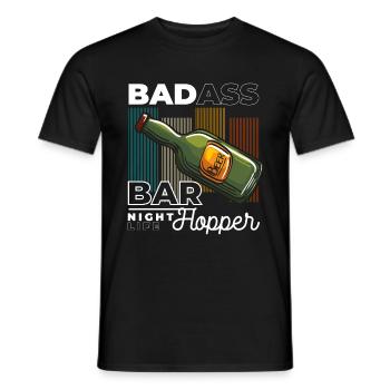 Celebrating Leisure Drinker Friends - Men's T-Shirt - black - Front - AI Model Male 178 light (178cm)
