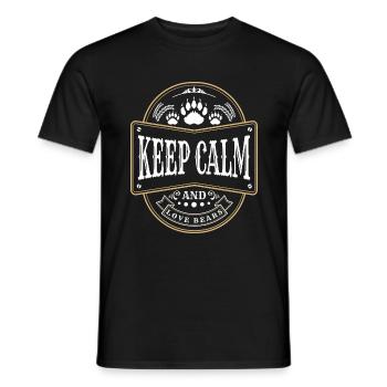 Wilderness Force Nature Berlin - T-shirt homme - noir - Devant - AI Model Male 178 light (178cm)