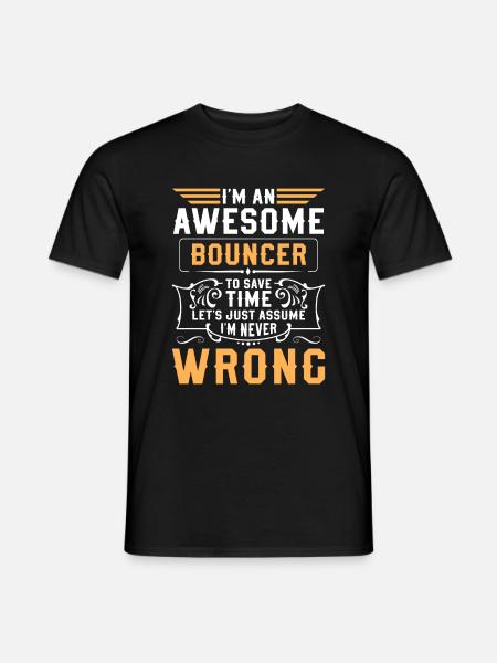Security Door Wide Party - Men's T-Shirt - black