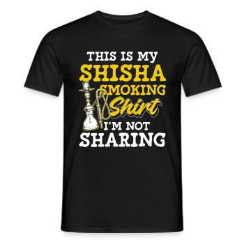 Sisha Rauchen Türkisch Orient - Männer T-Shirt - Schwarz - Vorne - AI Model Male 178 light (178cm)