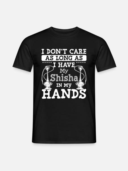 Hookah Tabak Chillen Zigarette - Männer T-Shirt - Schwarz