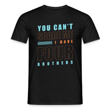 Famille Bébé Coeur - T-shirt homme - noir - Devant - AI Model Male 178 light (178cm)