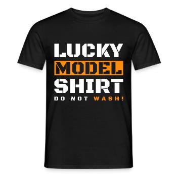 Maquette de navire capitaine Anchor - T-shirt homme - noir - Devant - AI Model Male 178 light (178cm)
